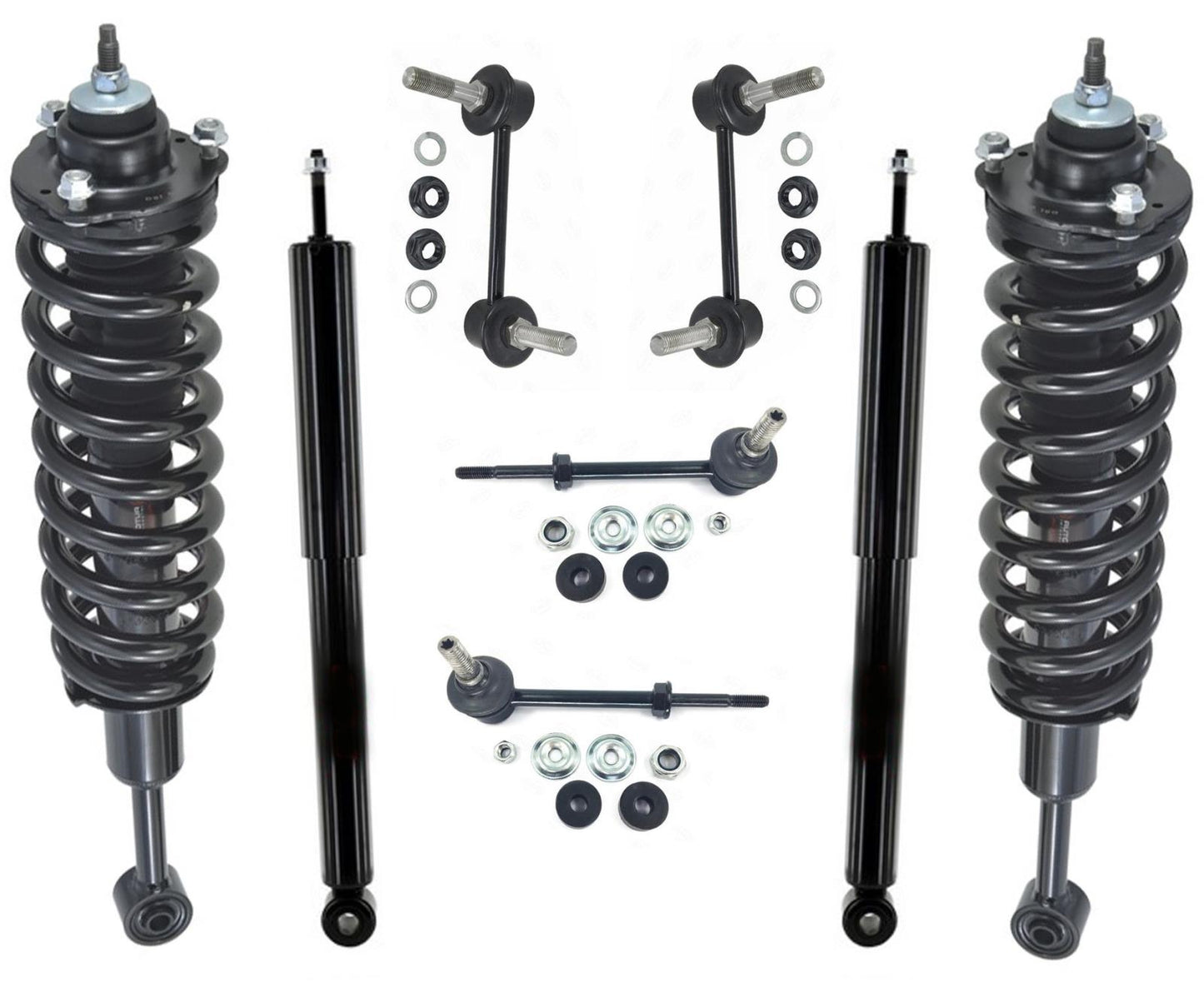 Puntales de resorte delanteros y amortiguadores traseros para Toyota 4Runner 03-09 FJ Cruiser 07-09