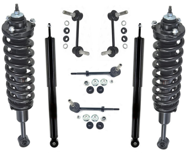 Puntales de resorte delanteros y amortiguadores traseros para Toyota 4Runner 03-09 FJ Cruiser 07-09