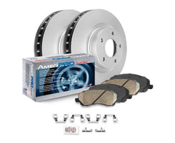 Rotors & Brake Pads for Mercedes Benz E350 4 Matic 06-09 All Wheel Drive 10pc