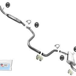 Exhaust System Pipe Muffler Gaskets Hangers For 2006-2007 Pontiac G6 2.4L