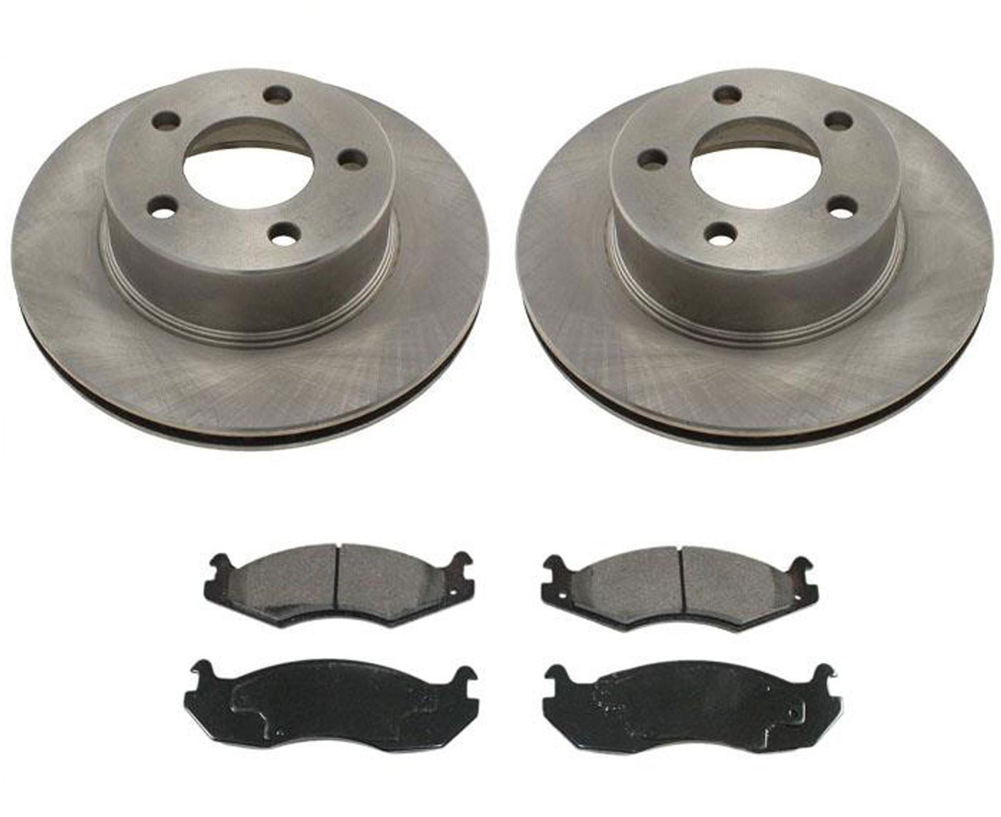 Pastillas de rotores de disco de frenos delanteros, 3 piezas para Jeep Cherokee 84-89 con tracción en las 4 ruedas