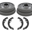 New Standard Size Dana35 10x1.75in Rear Drums 3Pc Kit Fits 84-89 Jeep Cherokee