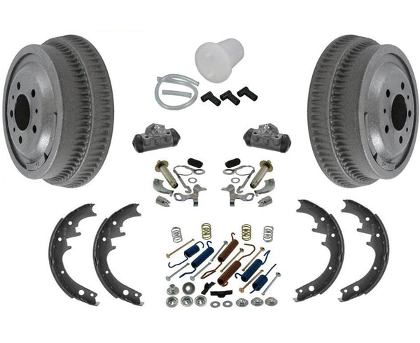 Nuevo kit de 9 piezas de tambores traseros Dana 35 de 10 x 1,75 pulgadas de tamaño estándar para Jeep Cherokee 84-89