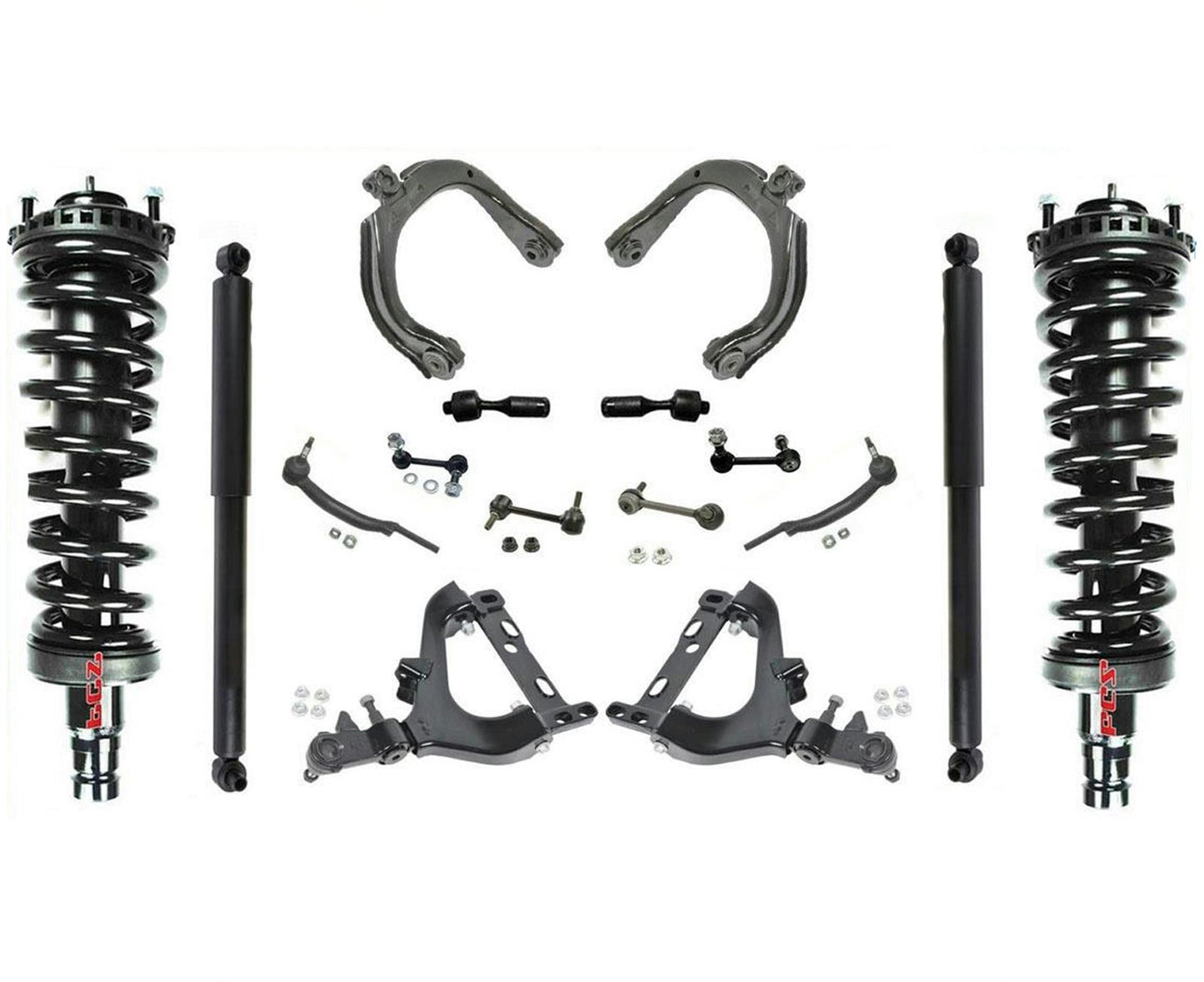 Complete Strut & Spring Shocks Suspension Chasis Kit For 05-06 Trailblazer 16PC