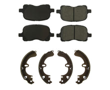 Compatible con pastillas de freno de cerámica delanteras y zapatas de freno traseras Toyota Corolla 1998-2002.