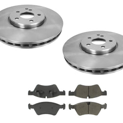Front Brake Rotors & Ceramic Brake Pads 07-09 for Mercedes-Benz E500 4MATIC