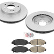 Fits 2006-2011 Civic DX EX LX 1.8L (2) Front Brake Rotors & Ceramic Pads