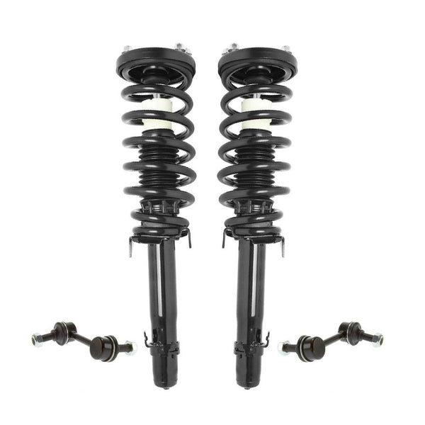 Front Left & Right Complete Struts & Links for Acura TL 09-14 Front Wheel Drive