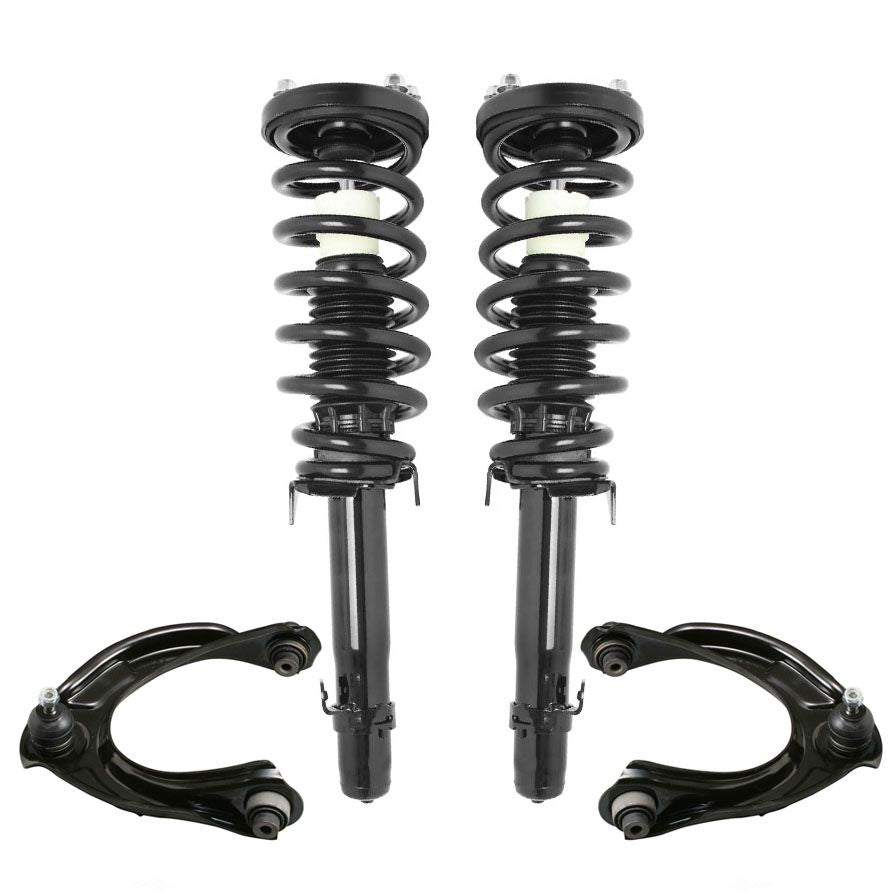 Front Complete Struts & Upper Control Arms for Acura TL 09-14 Front Wheel Drive