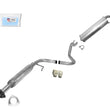 Exhaust System Resonator Pipe Muffler Gaskets For 2003-2004 Saturn ION 2.2L