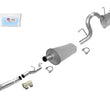 For 2011 RAM Dakota 3.7L 4.7L High Flow / Output Muffler Exhaust Pipe System