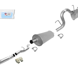 For 2011 RAM Dakota 3.7L 4.7L High Flow / Output Muffler Exhaust Pipe System