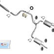 Silenciador doble del tubo del resonador del sistema de escape para Chevrolet Impala 3.6L 2012-2016