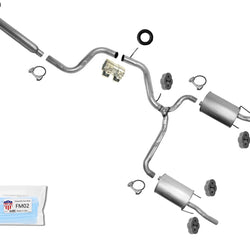 Silenciador doble del tubo del resonador del sistema de escape para Chevrolet Impala 3.6L 2012-2016