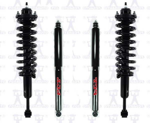 Puntales de resorte en espiral de rendimiento monotubo para Toyota Tacoma 05-15, 4 ruedas Drv TRD