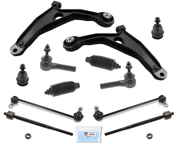 F Lower Control Arm Tie Rods Sway Bar Links Bushings For 2009-2020 Dodge Journey