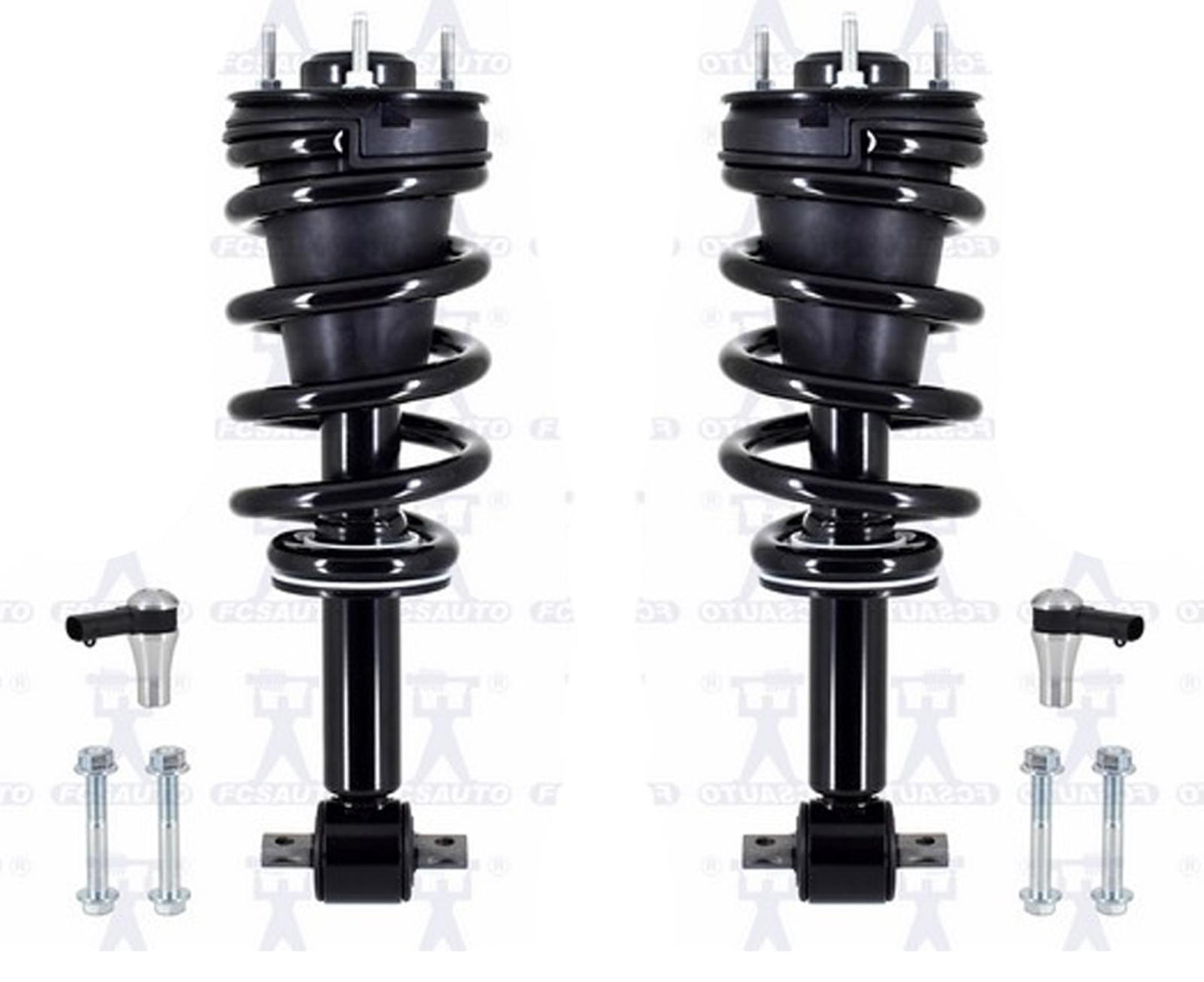 Front Complete Z55 Electronic coil Spring Struts for GM Suburban 1500 2007-2014