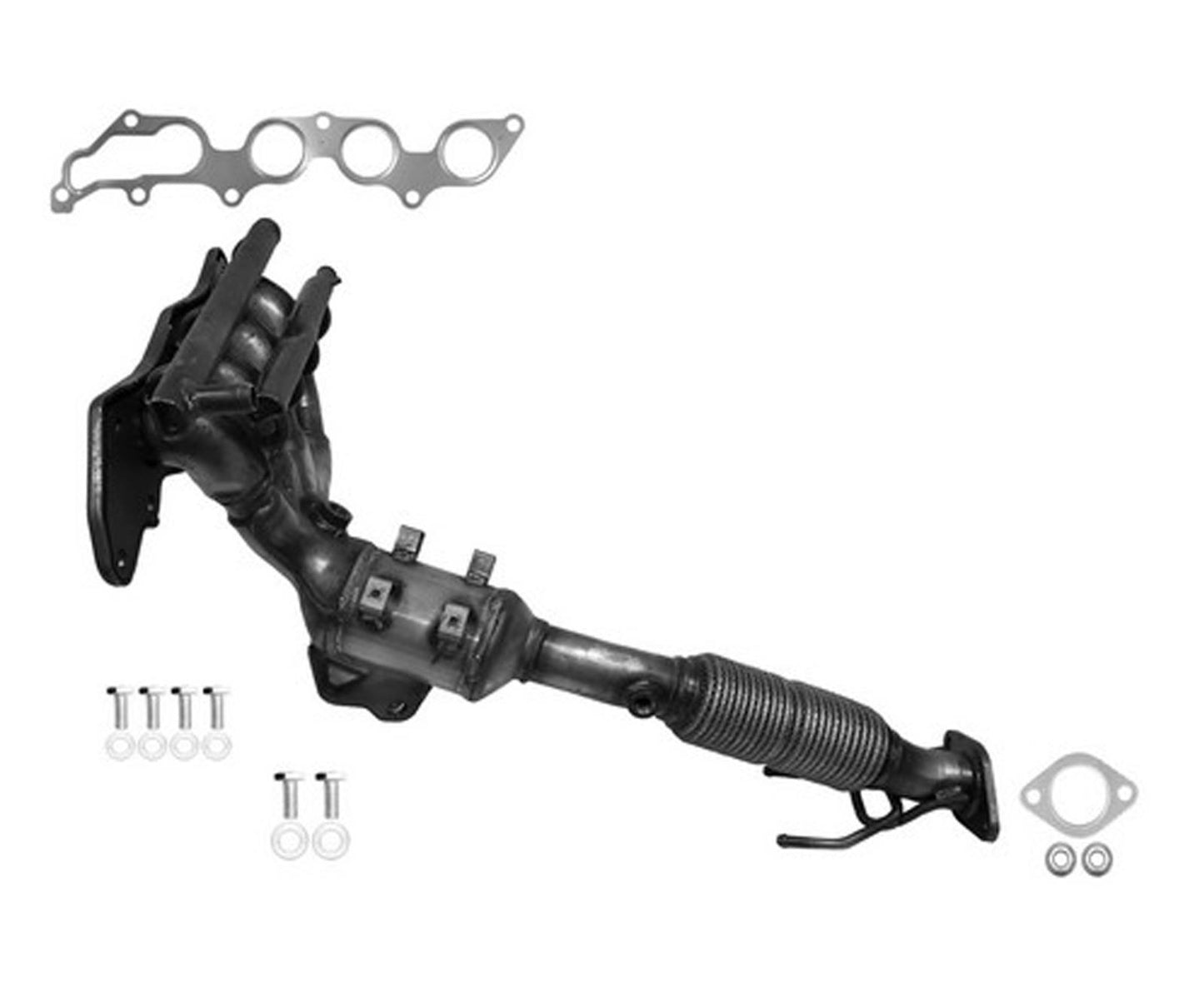 Convertidor catalítico del colector delantero con hardware para Ford C-MAX 2.0L 2013-2018
