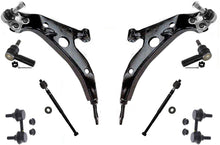 Se adapta a 96-00 Rav4 2 puertas brazos de control rótula barras estabilizadoras y tirantes Kit de 8 piezas
