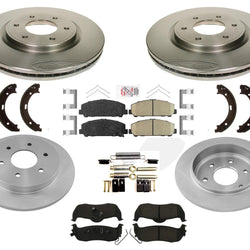 Rotors & Brake Pads for Infiniti QX56 11-13 & Nissan Armada 12-15 Titan 11-15