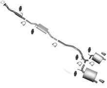 Exhaust System Kit Pipes Dual Muffler for 2007-2010 Ford Edge Lincoln MKX 3.5L