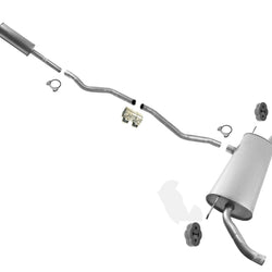 Exhaust System Pipes Muffler for Ford Fusion 13-16 Front Wheel Drive 2.0L Turbo