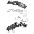 Fits 2002-2004 Nissan Frontier 3.3L Front Manifold Catalytic Converter W Gaskets