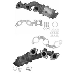 Fits 2002-2004 Nissan Frontier 3.3L Front Manifold Catalytic Converter W Gaskets