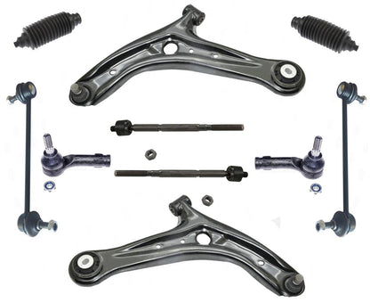 Front Lower Control Arms Inner Outer Tie Rods & Links For Ford Fiesta 2011-2017 - Photo 1