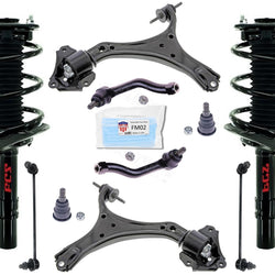 Enlaces de varillas de acoplamiento de brazos de control de puntales delanteros para transmisión manual Accord 13-2017