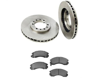 Front Brake Rotors & Pads For Mitsubishi Montero 3.5L 1994 1995 1996 1997 1999