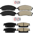 Front & Rear Disc Brake Pads for Cadillac SRX 2004 2005 2006 2007 2008 2009