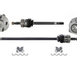 100% New Front Axles Hub Bearings U Joints For Cherokee 90-98 4WD 4x4 6pc Kit