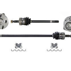 100% New Front Axles Hub Bearings U Joints For Cherokee 90-98 4WD 4x4 6pc Kit