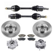 Front Left & Right Cv Axles for Nissan Murano All Wheel Drive 2009-2014