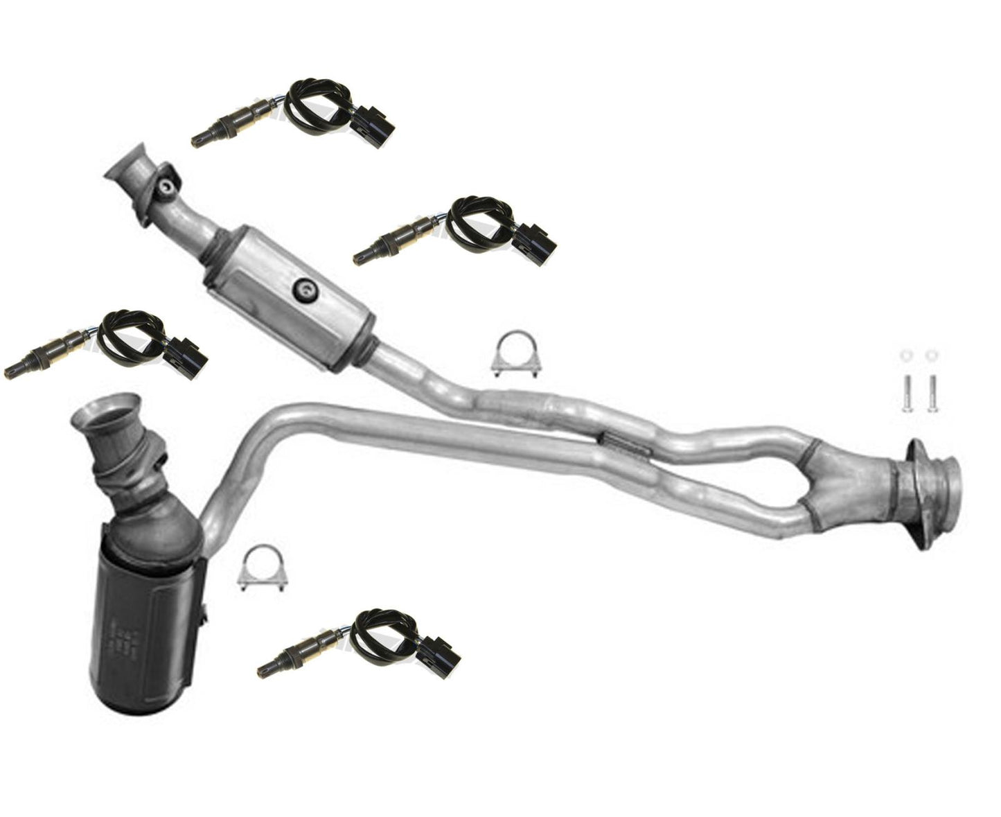 Convertidor catalítico Eng Y Pipe O2 Sensores para Ford Transit 150 250 3.7 2016-2019