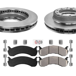 Brake Rotors Pad For Ford Freightliner IC International Thomas Bosch 66mm kit