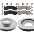 Brake Rotors Pad For Ford Freightliner IC International Thomas Bosch 66mm kit