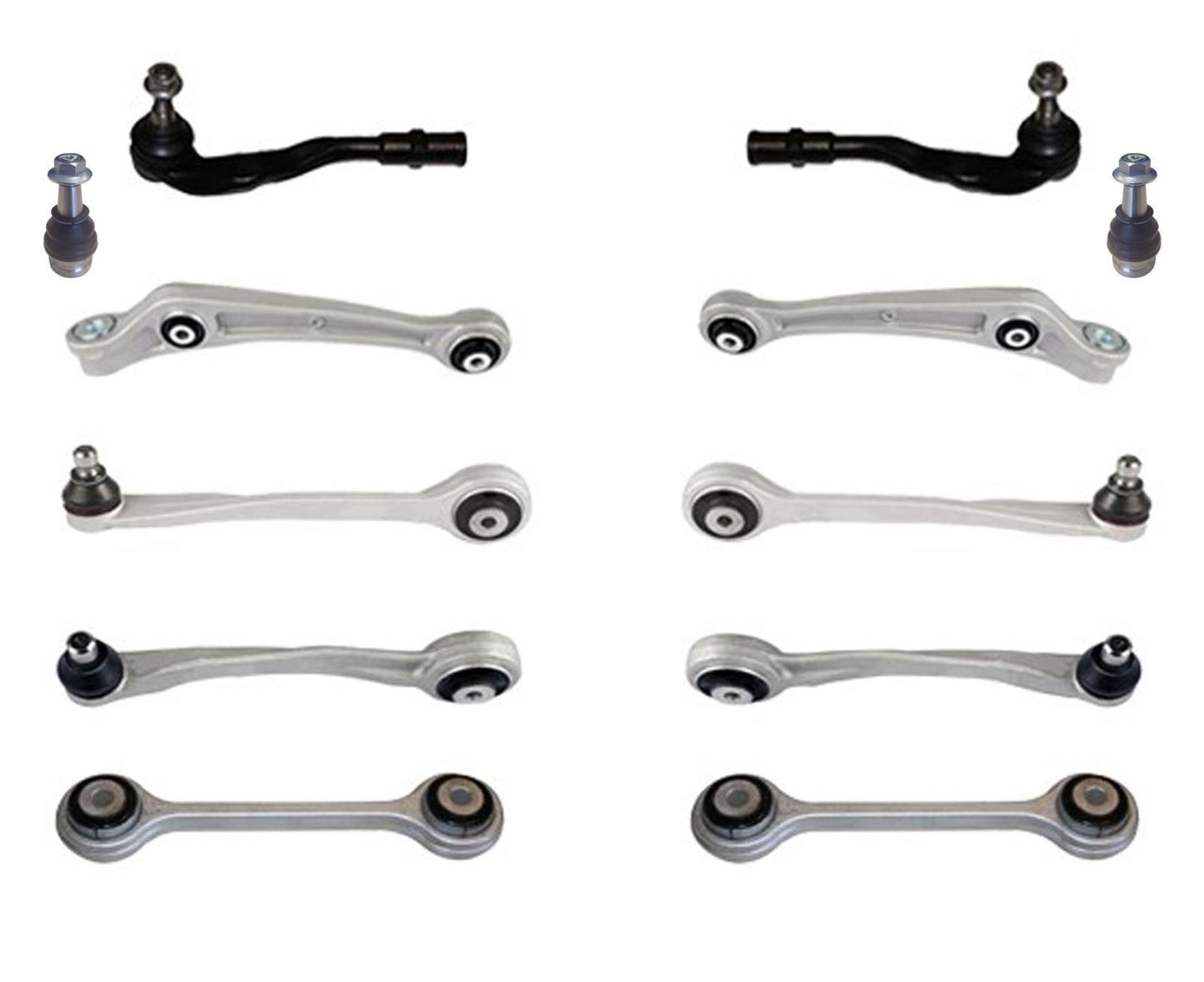 Bujes de brazo de control delantero, juntas esféricas para Audi Q5 Master 2009-2017, kit de 12 piezas