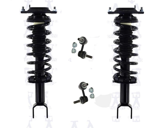 Puntales de resorte helicoidales traseros completos para Subaru Tribeca 2006-2014, 4 piezas