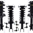 Puntales de resorte helicoidales completos delanteros y traseros para Subaru Tribeca 2006-2014, 8 piezas