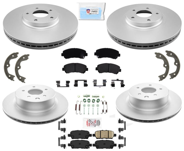 Ameri Pastillas de freno de disco recubiertas de freno para Nissan Maxima 2019-2021