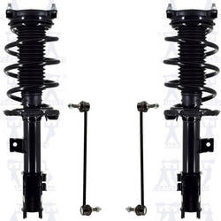 Puntales completos delanteros izquierdo y derecho y eslabones de barra estabilizadora para Kia Sorento 2016-2019