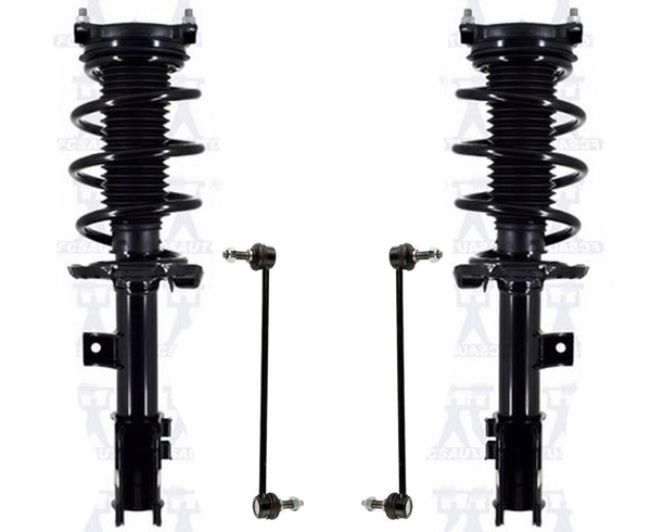 Puntales completos delanteros izquierdo y derecho y eslabones de barra estabilizadora para Kia Sorento 2016-2019