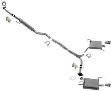 Dual Exhaust System Resonator and Mufflers For Acura TSX 2.4L 2009 2012 2014