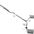 Dual Exhaust System Resonator and Mufflers For Acura TSX 2.4L 2009 2012 2014