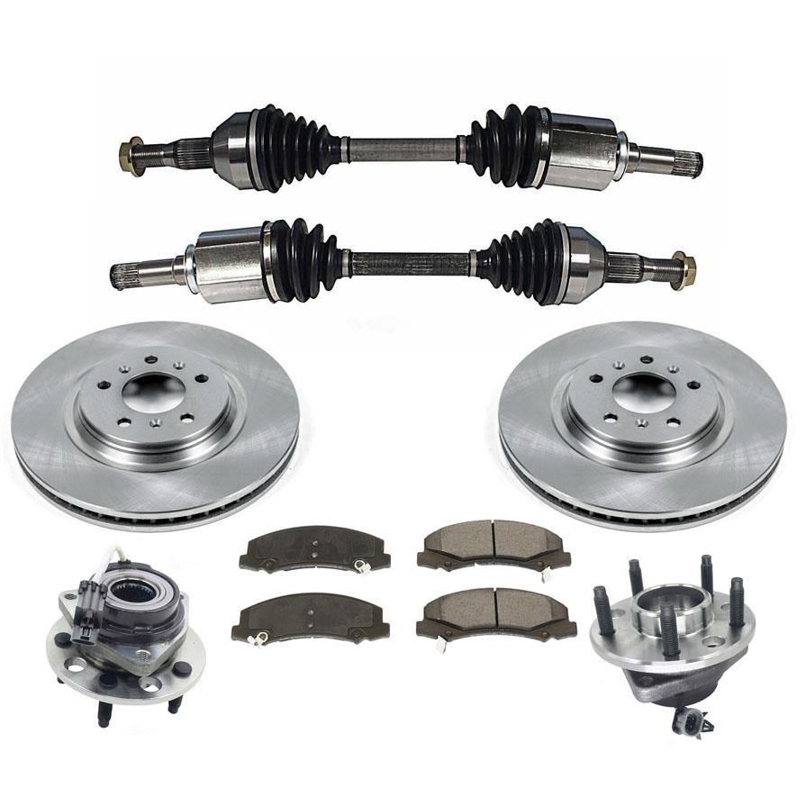 Kit de ejes delanteros para paquete policial Chevrolet Impala 3.6L Vin Code (W) 2012-2016