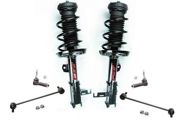 For 2011 Chevrolet Cruze LT LTZ Front Coil Spring Struts Tie Rods Sway Bar 6pc