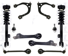 Conjunto de puntales de resorte helicoidal F para Dodge Charger Pursuit de tracción trasera 11-18, 10 piezas
