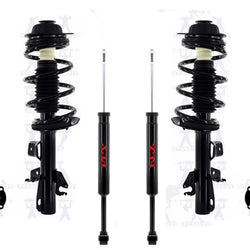 Puntales de resorte delanteros y amortiguadores traseros para Jeep Cherokee 14-2018 con tracción total